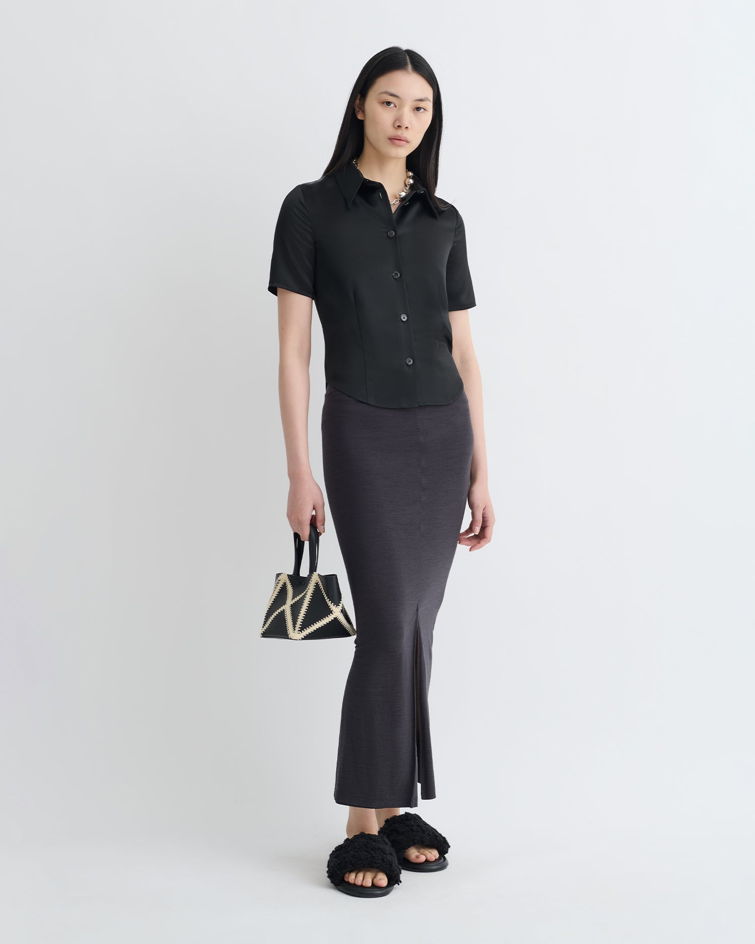 Slip Satin Shirt - 4