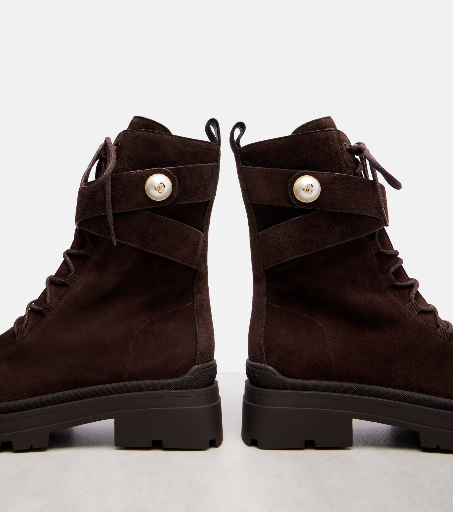 Noemi 45 suede combat boots - 5