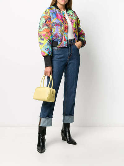 VERSACE JEANS COUTURE high-rise turn up jeans outlook