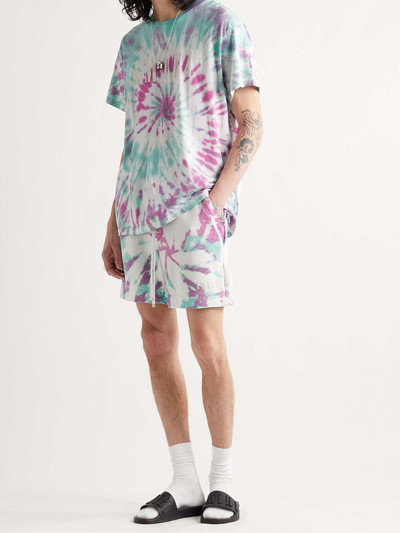 AMIRI Logo-Flocked Tie-Dyed Cotton-Jersey T-Shirt outlook