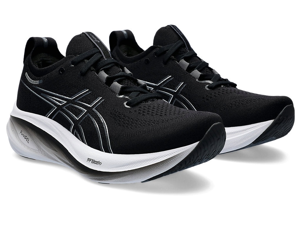 (WMNS) ASICS Gel-Nimbus 26 Wide 'Black Graphite Grey' 1012B602-001 - 3