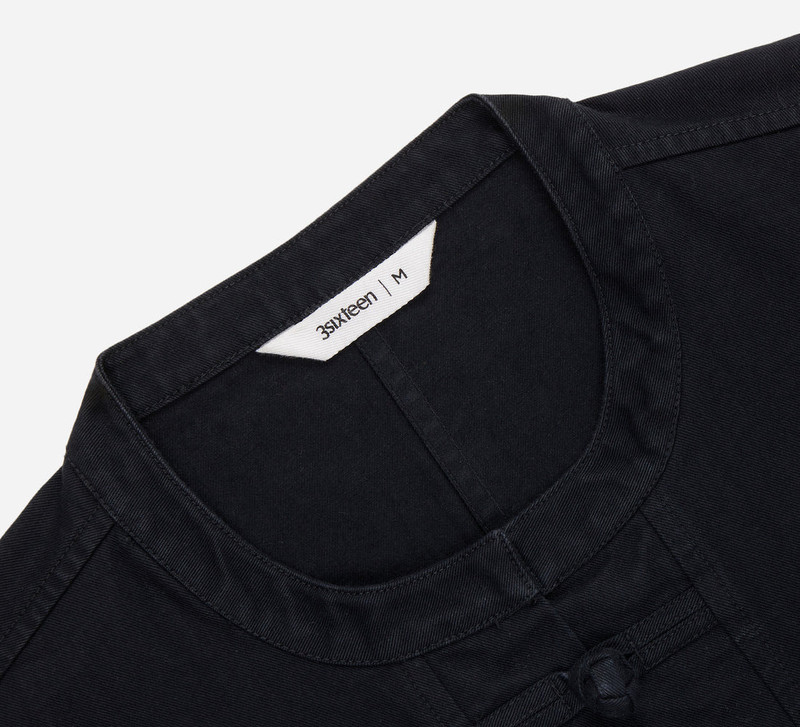 Kung Fu Jacket - Black Twill 3