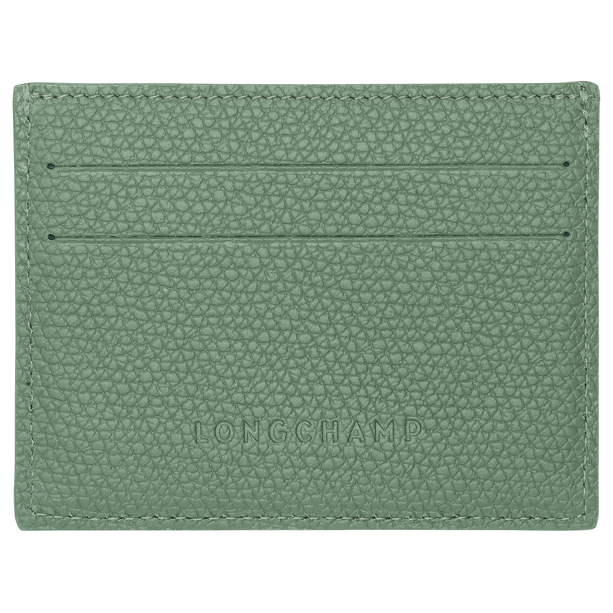 Le Roseau Card holder Oregano - Leather - 2