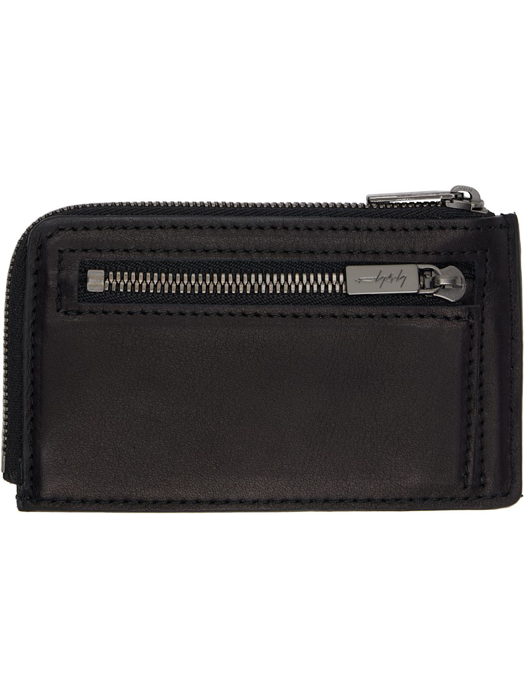 Black Mini Card Wallet - 2