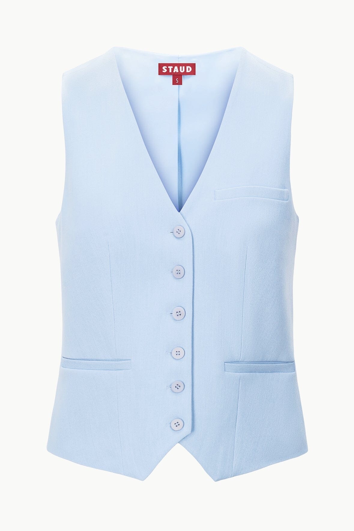 STAUD BRETT VEST PERIWINKLE - 1