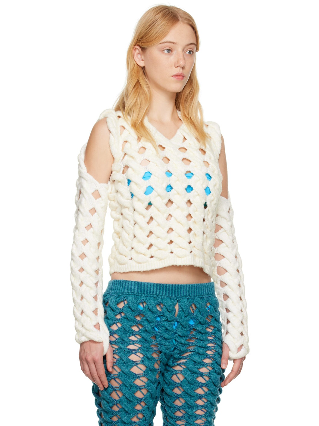 SSENSE Exclusive Off-White Sweater - 2