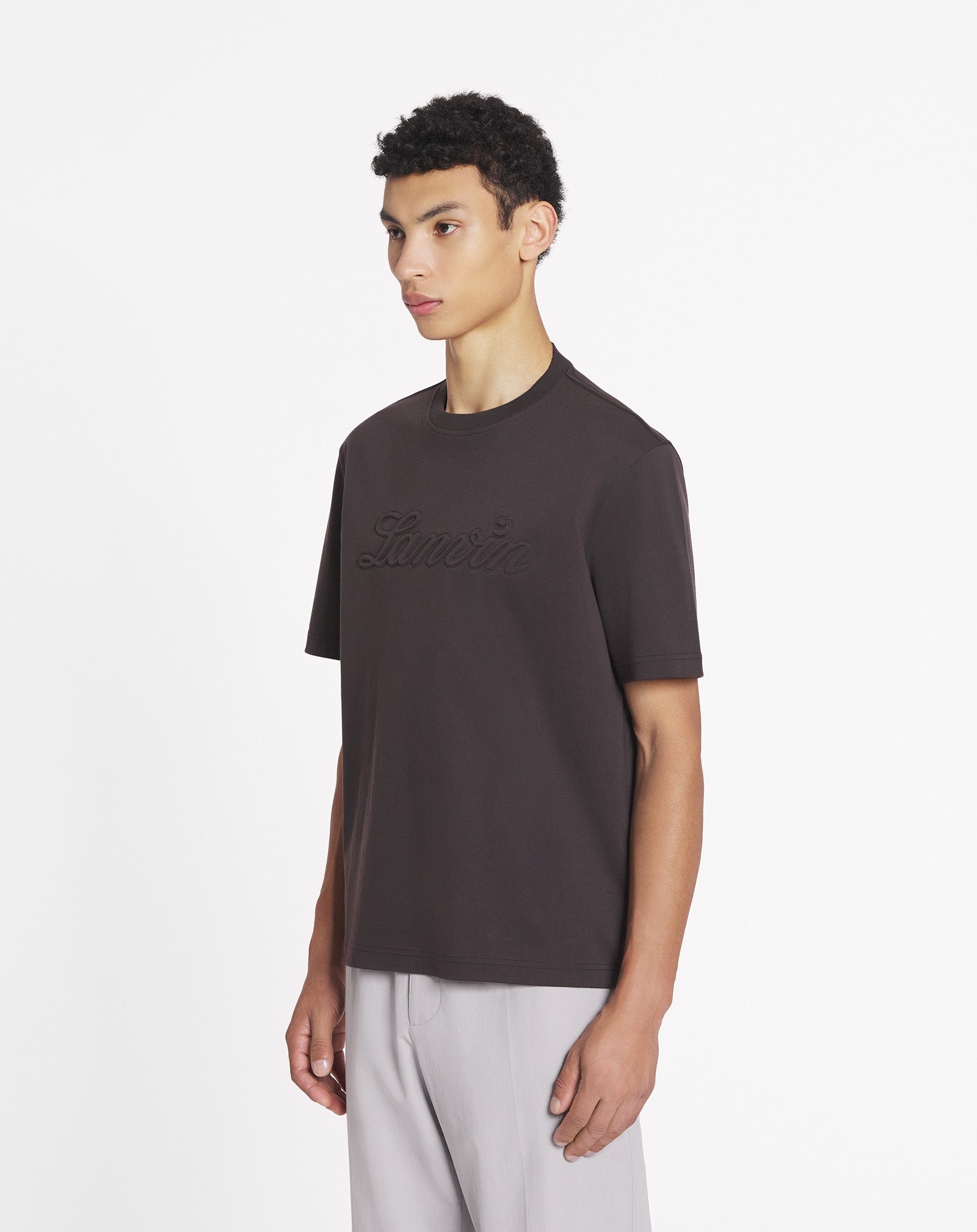 DEBOSSED LANVIN T-SHIRT - 3