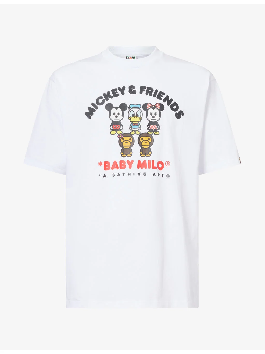 Bape X Disney Micky & Friends Baby Milo Cotton T-Shirt - 1