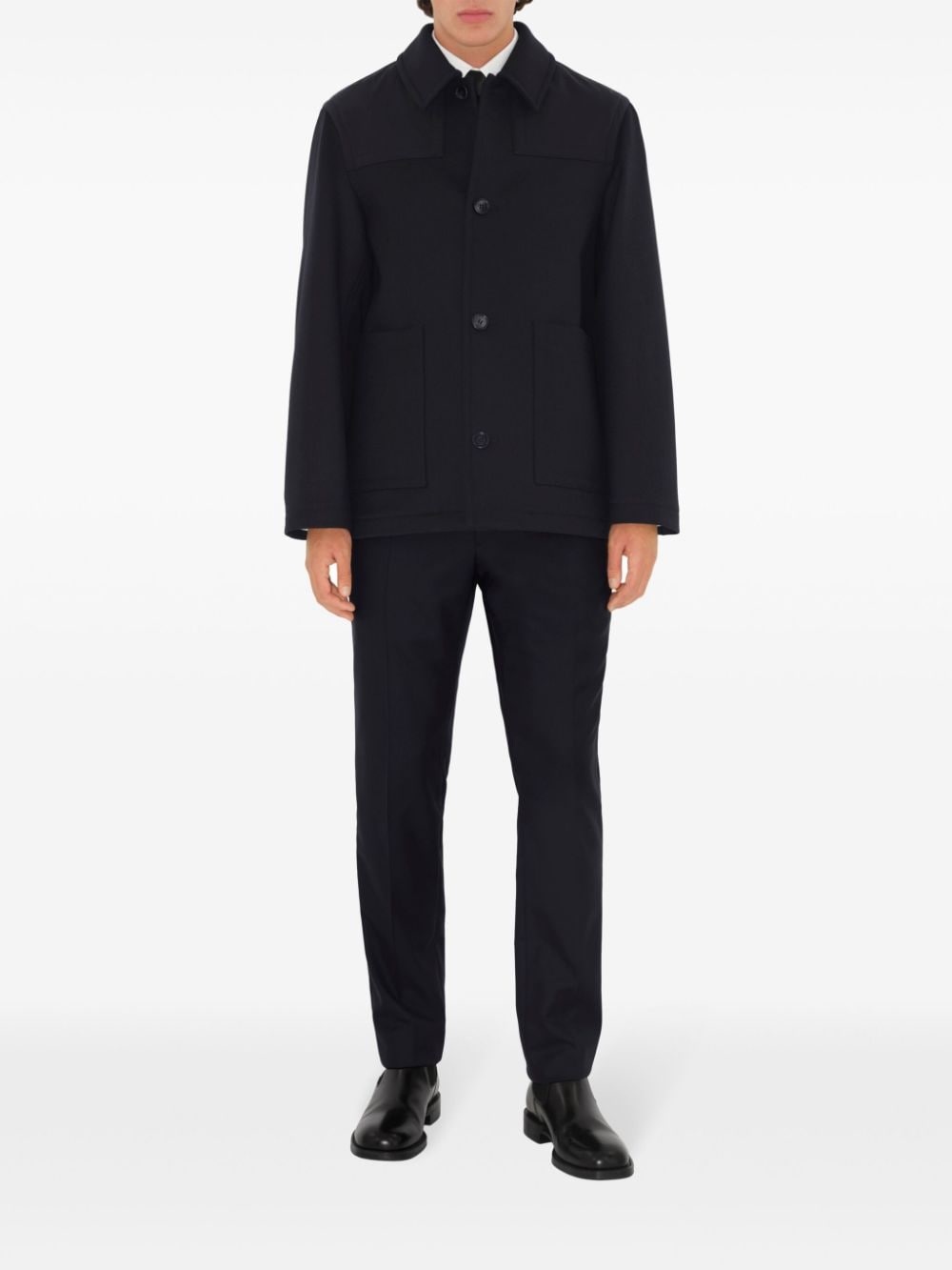 wool shirt jacket - 2