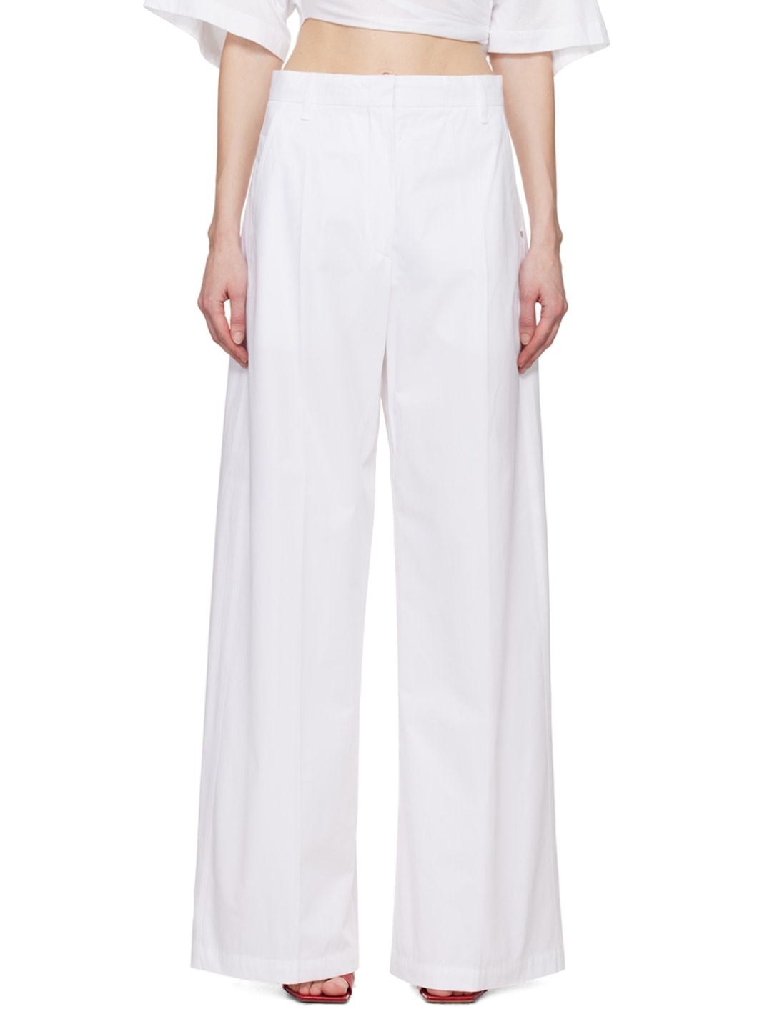White Gebe Trousers - 1