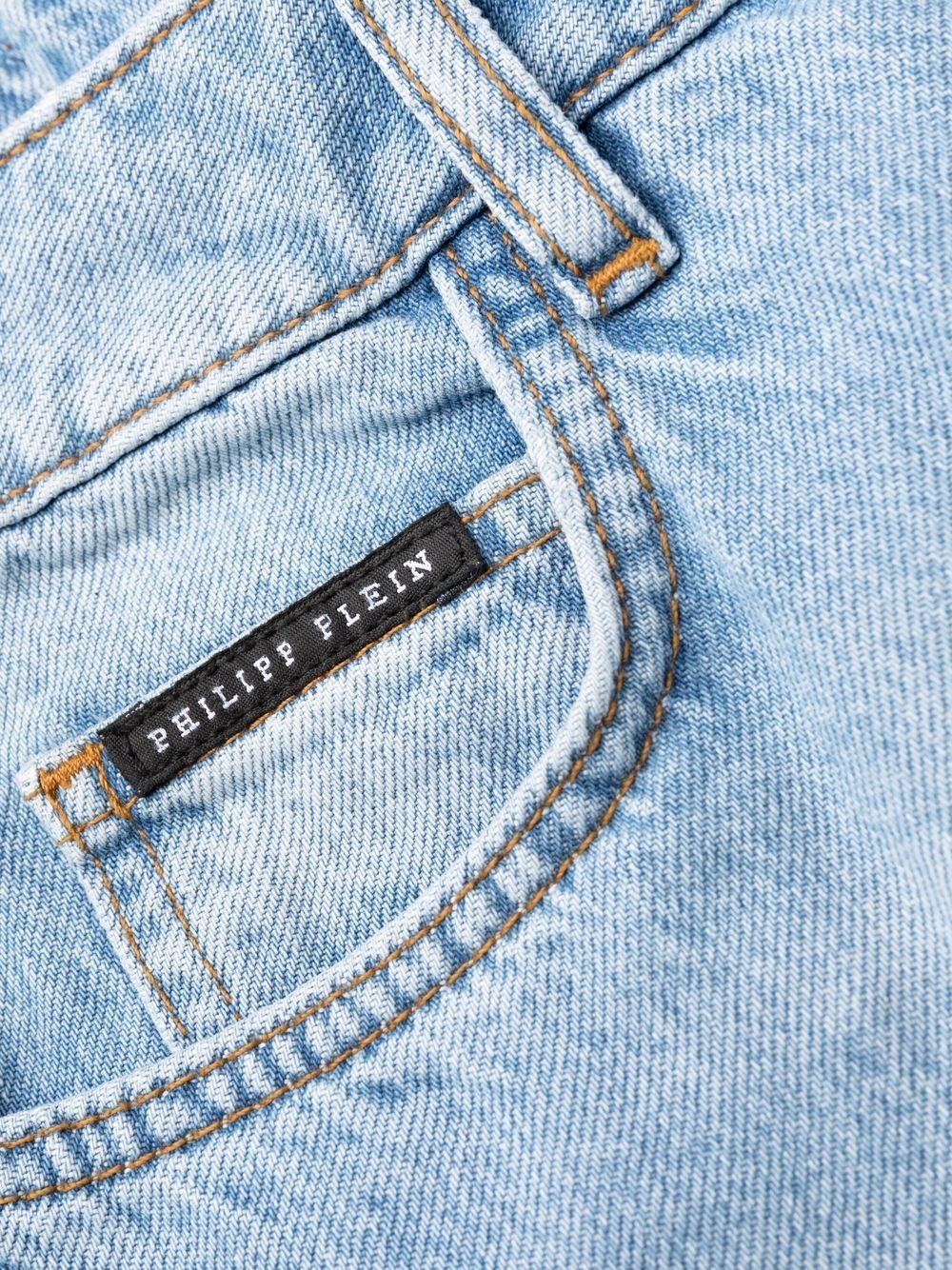 high-waisted flared jeans - 8
