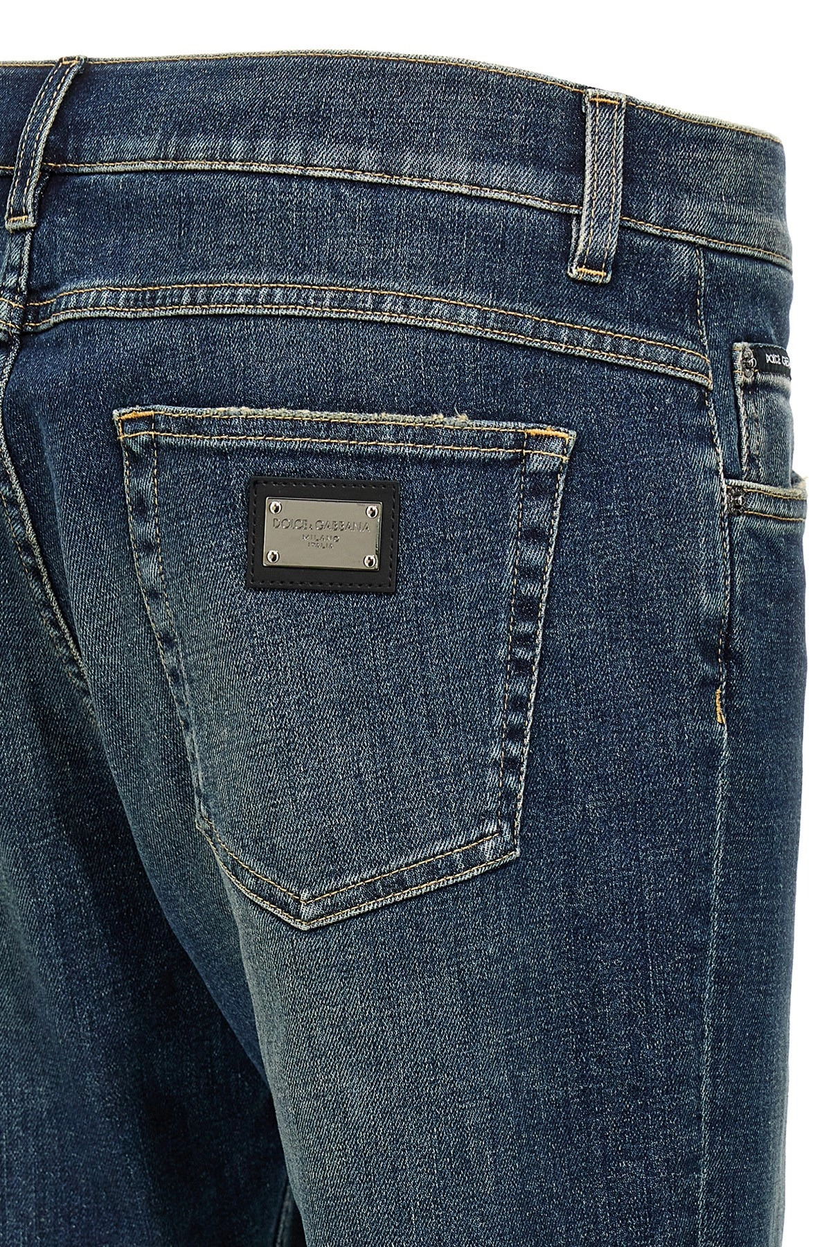 Logo plaque jeans - 4