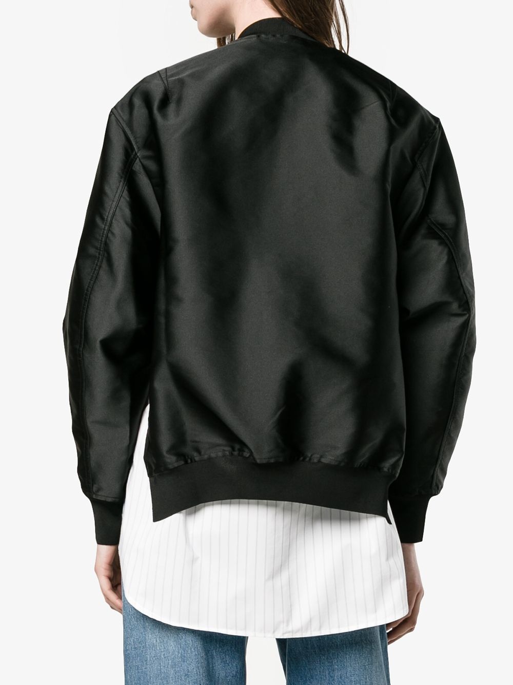 layered bomber jacket - 4