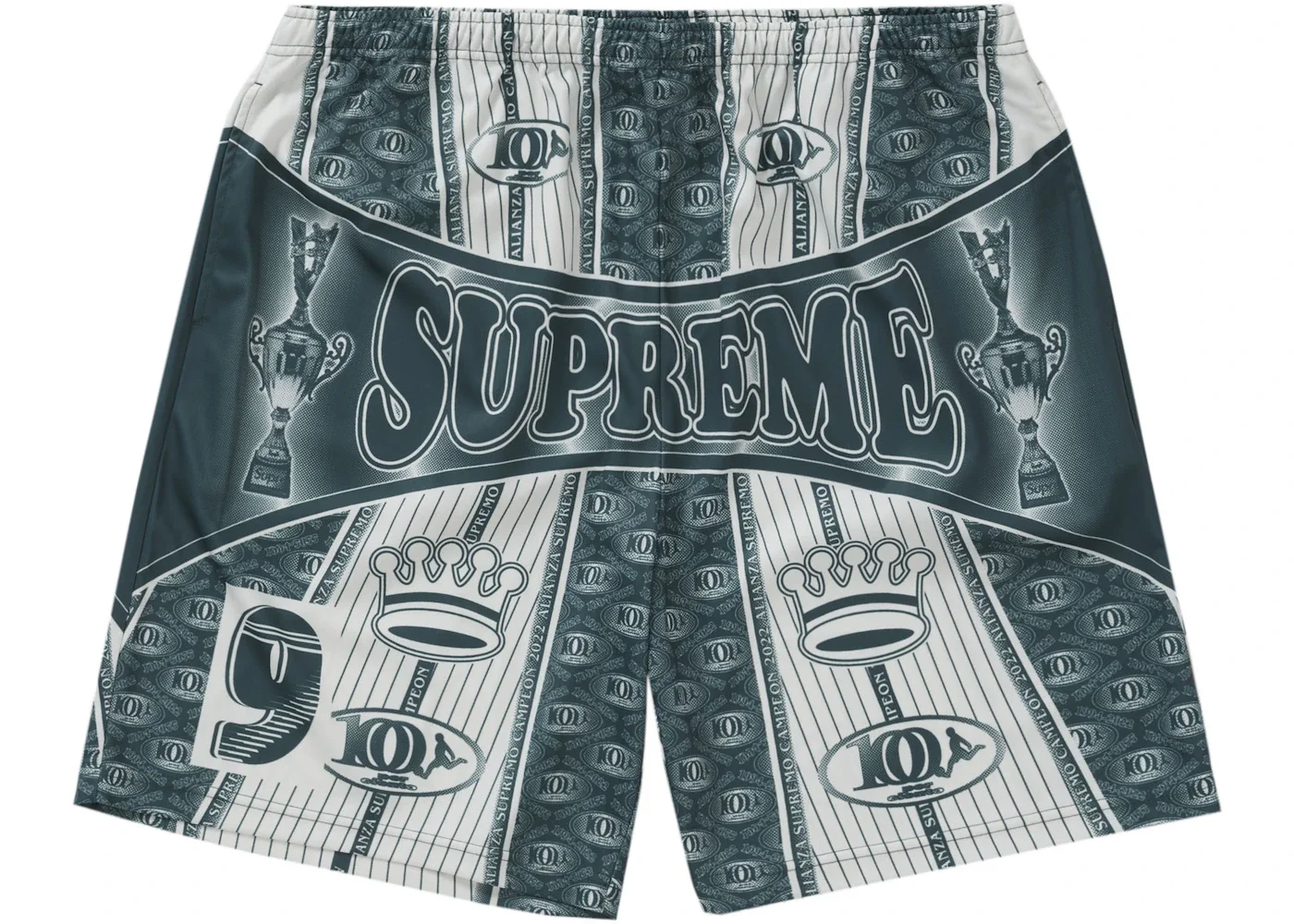 Supreme Por Ciento Soccer Short Green - 1