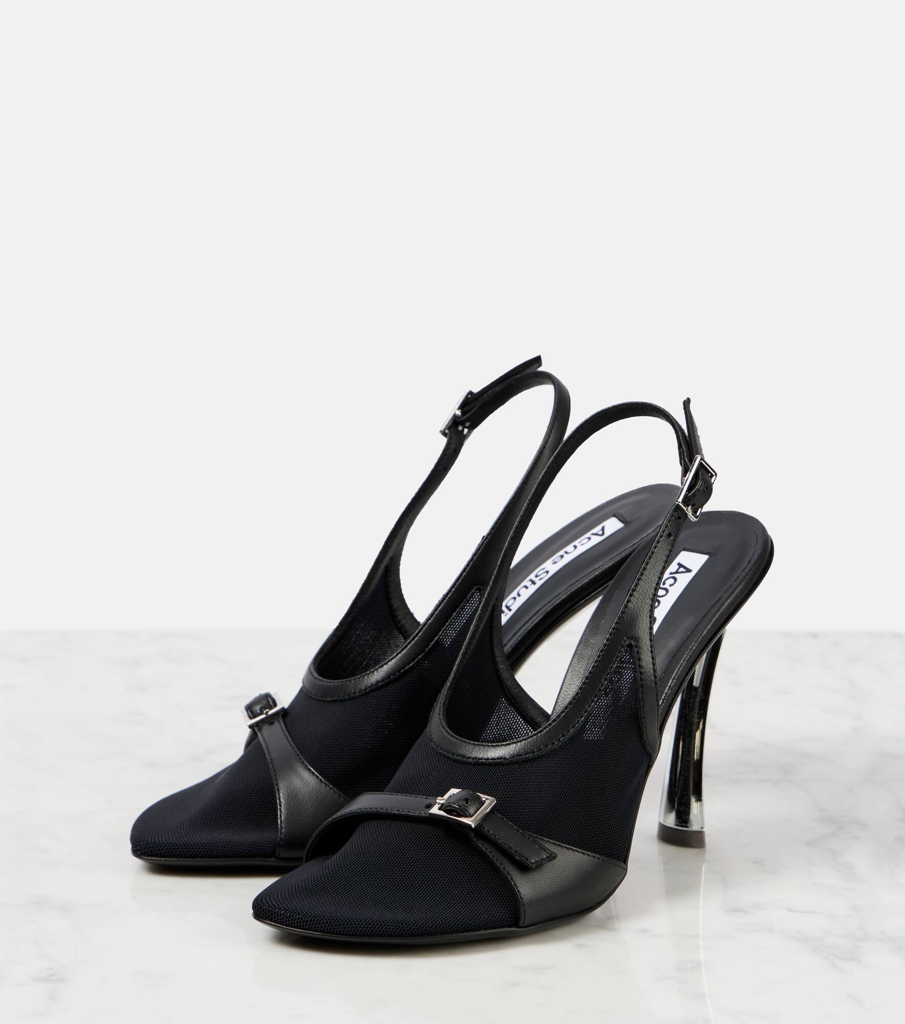 Beba mesh slingback pumps - 4