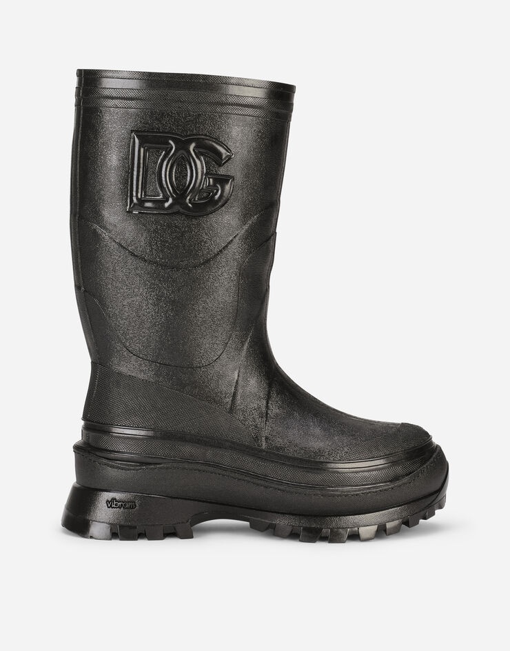 Metallic rubber boots with DG logo - 1