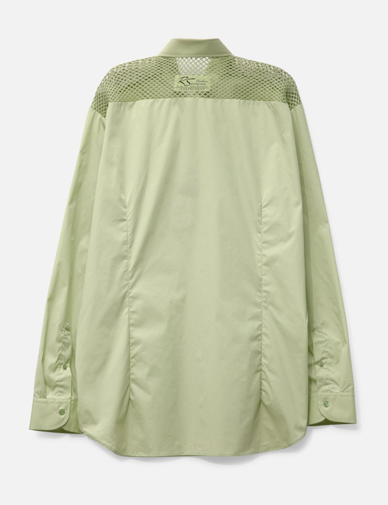 Raf Simons CLASSIC SHIRT WITH NET INSERT outlook