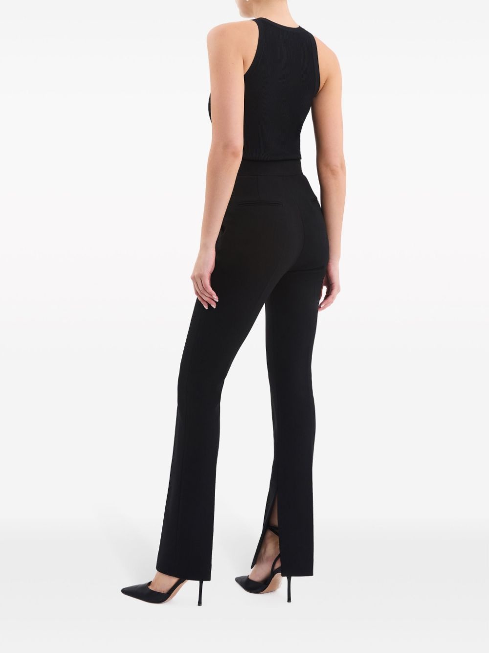 Evie high-waisted tailored trousers - 4