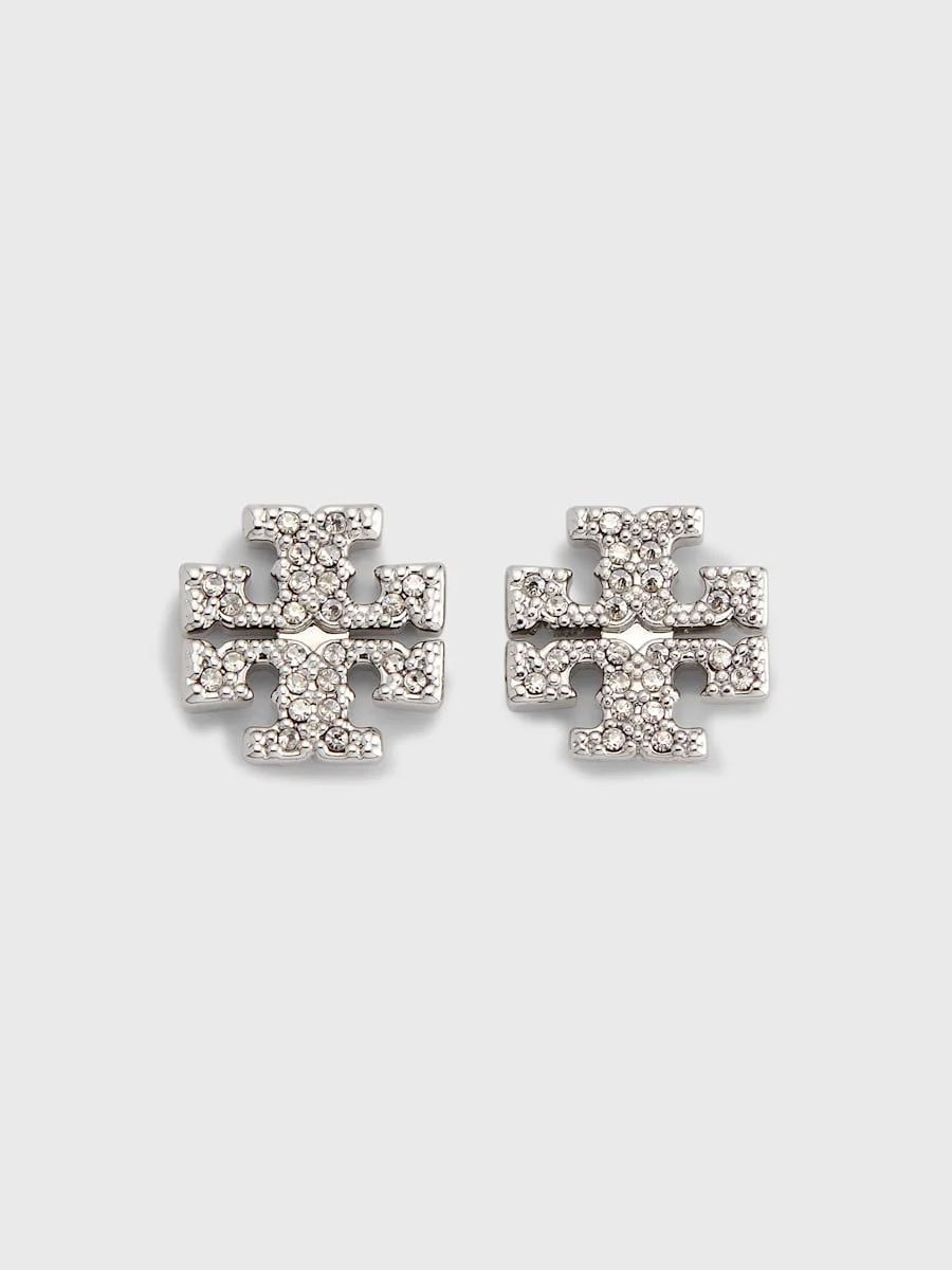Icon Pavé Stud Earrings - 1