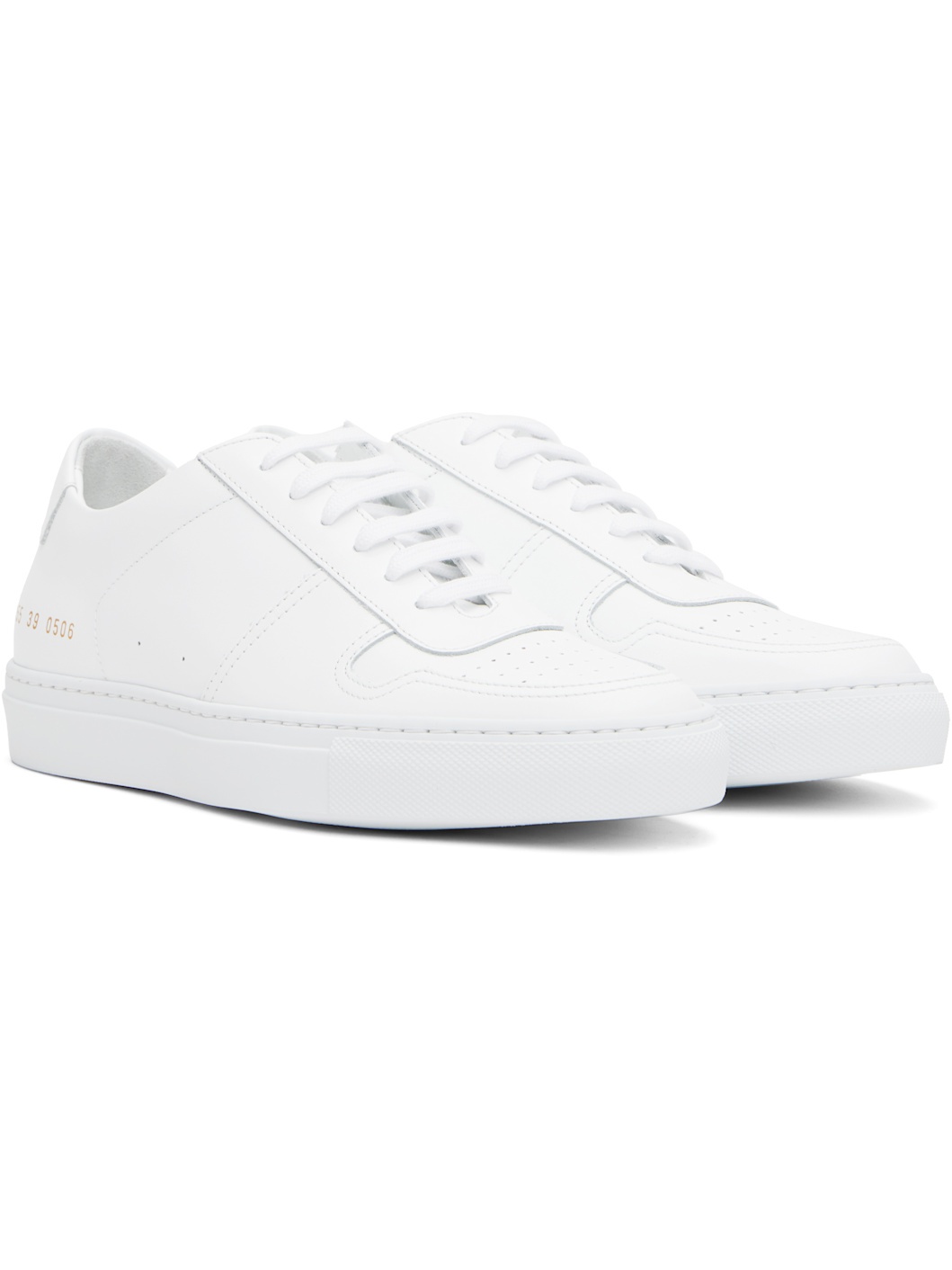 White BBall Low Sneakers - 4
