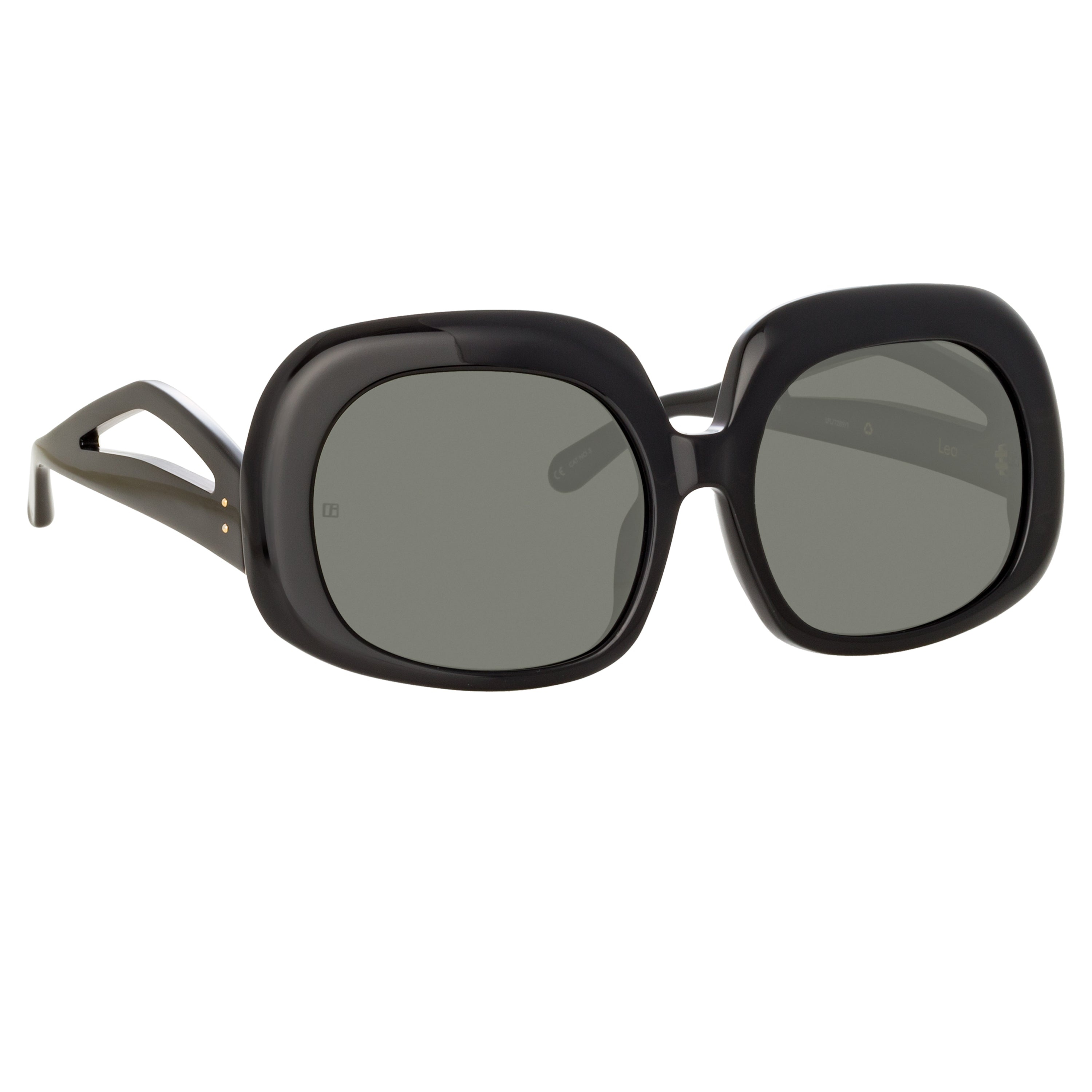 LEA OVERSIZED SUNGLASSES IN BLACK - 6