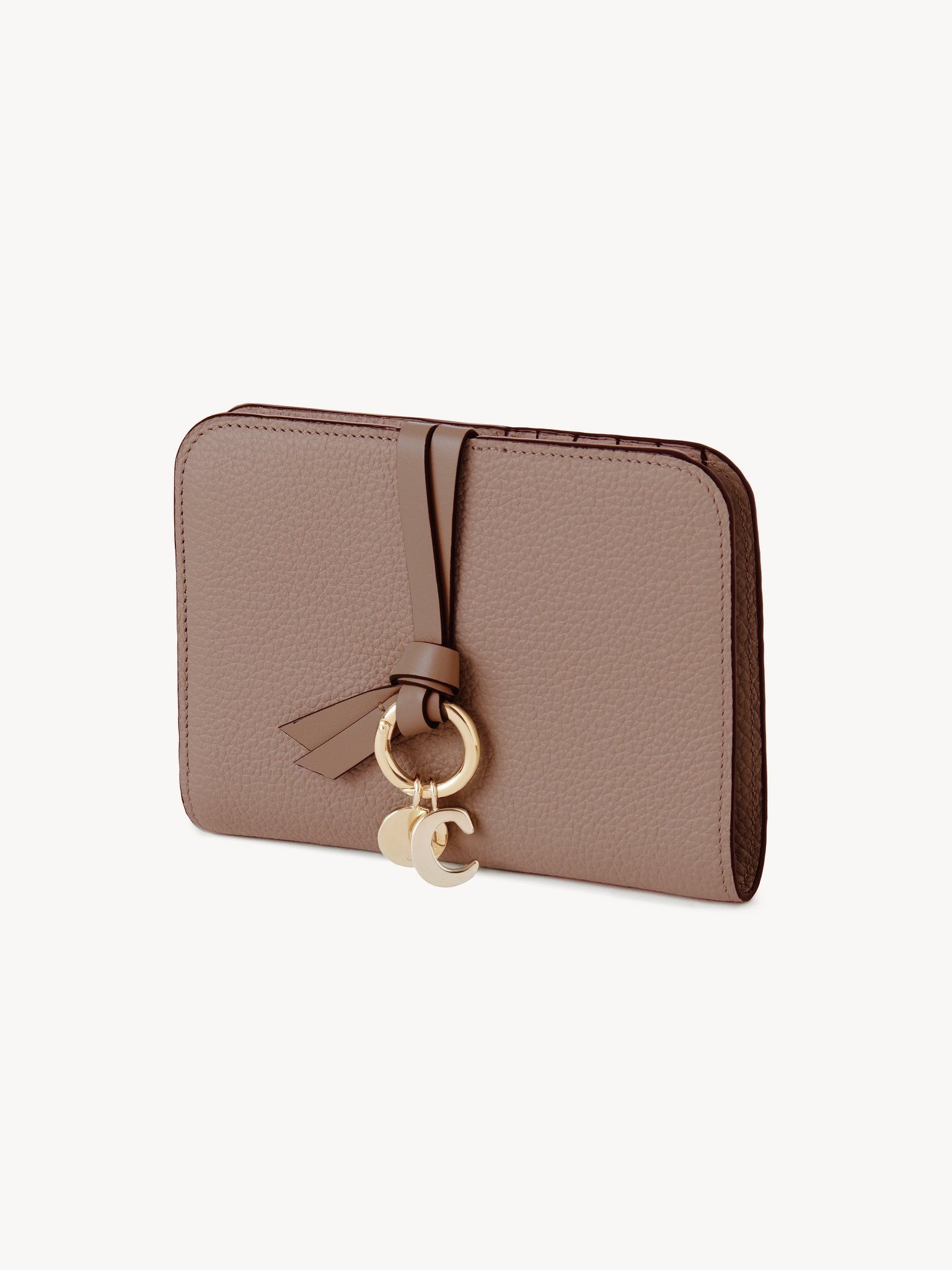 ALPHABET BIFOLD WALLET IN GRAINED LEATHER - 2