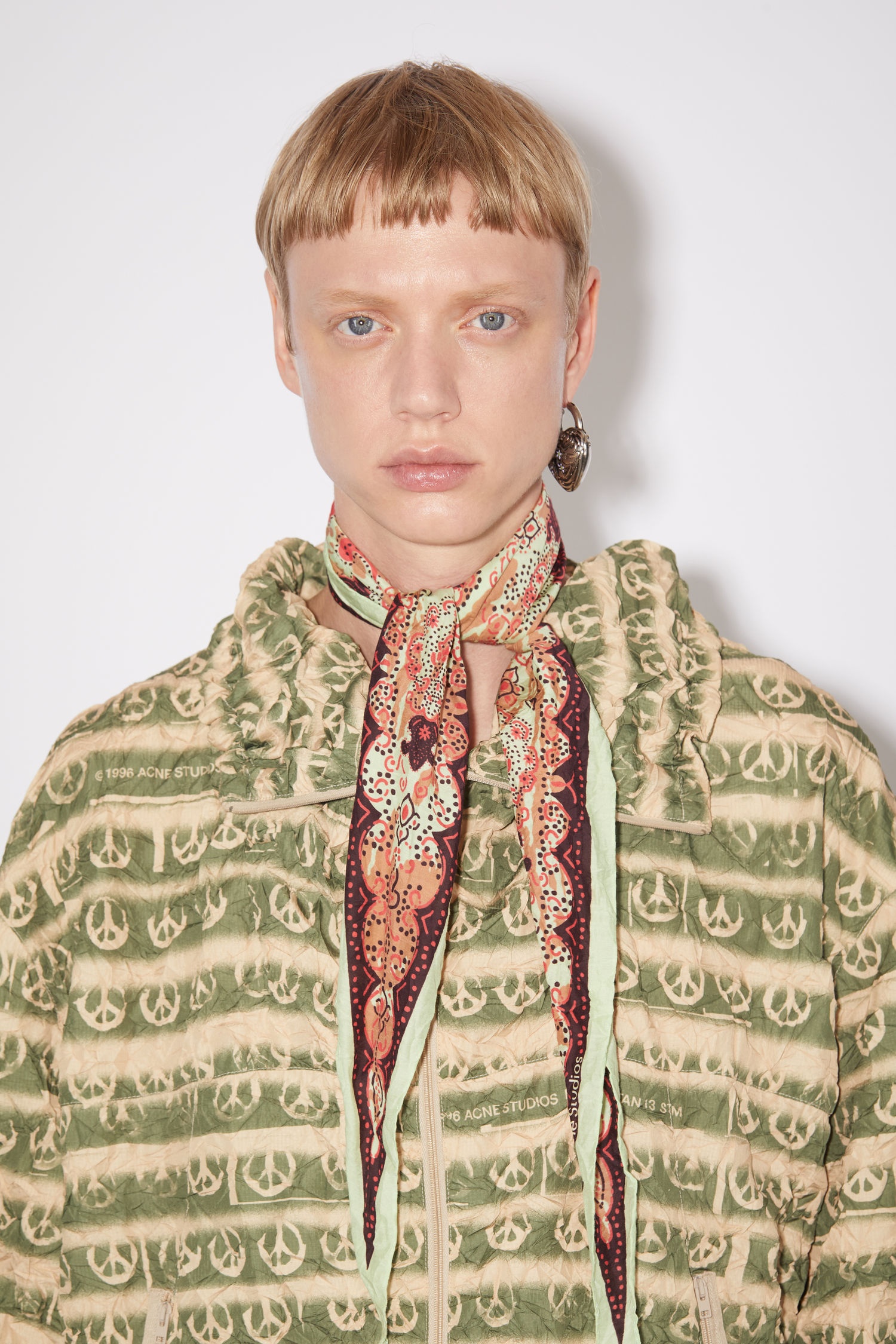 Foulard scarf - Pale green - 3