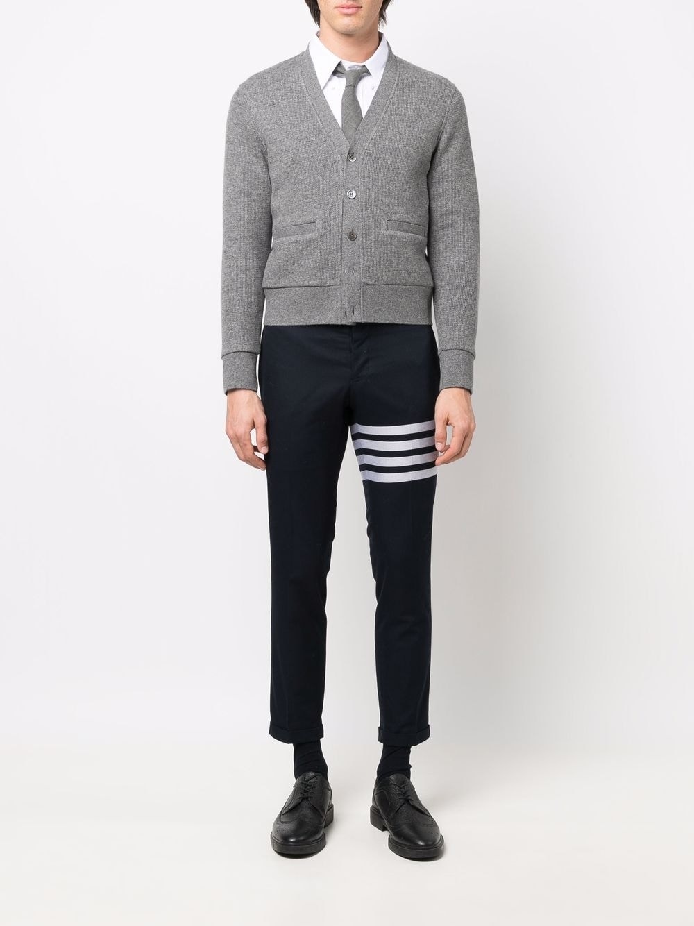 waffle-knit cashmere cardigan - 2