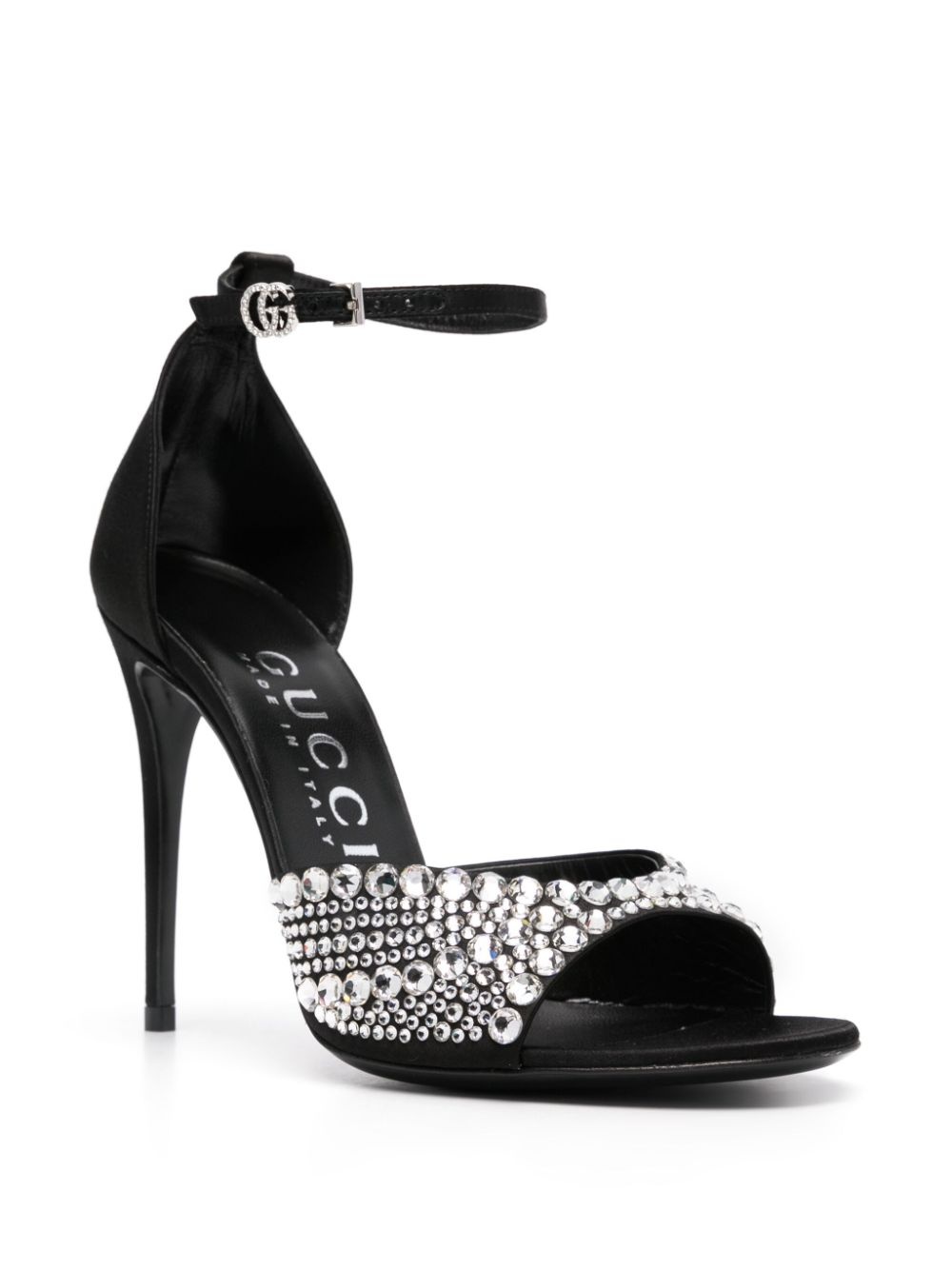 100mm crystal-embellished sandals - 2