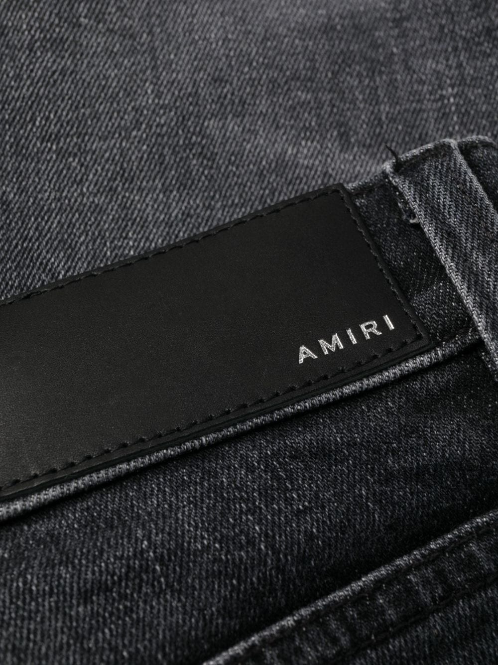 high-waist distressed skinny jeans - 6