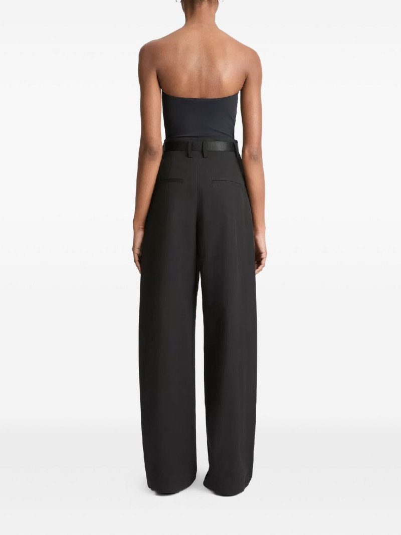 pleated wide-leg trousers 3