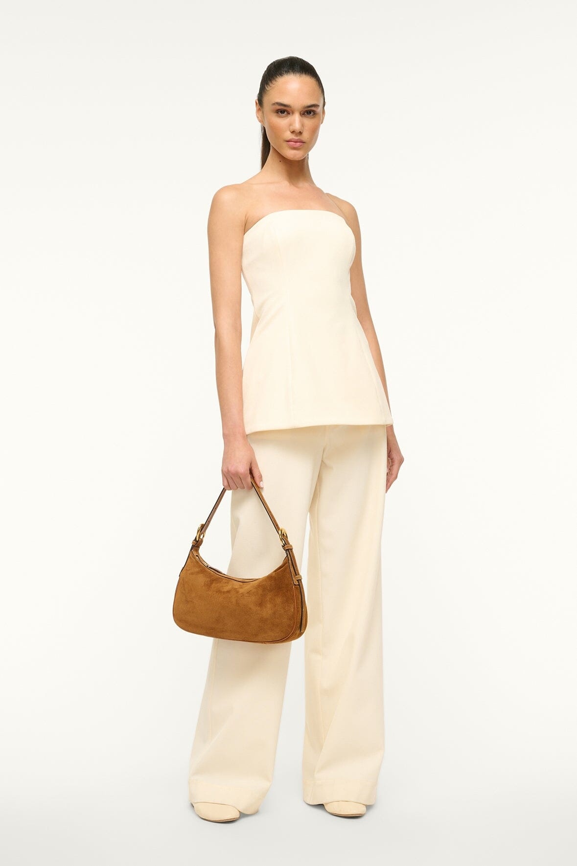 STAUD PINE SHOULDER BAG TAN - 6