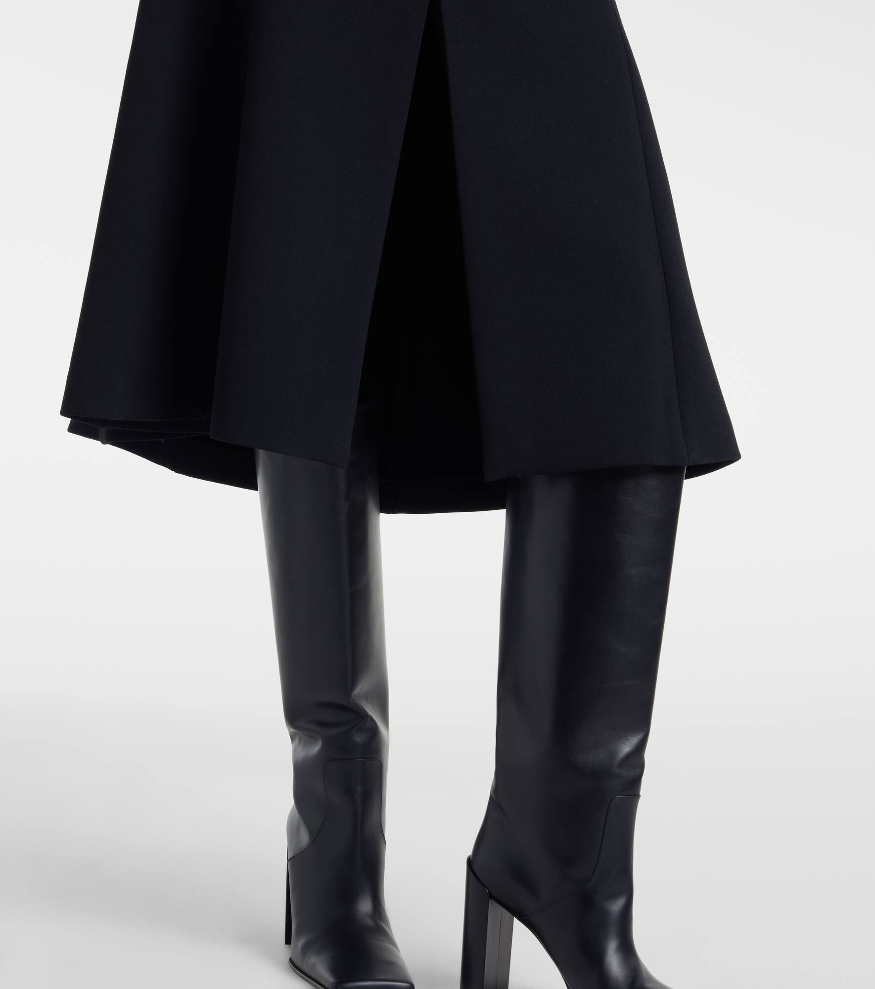Pleated midi skirt - 5