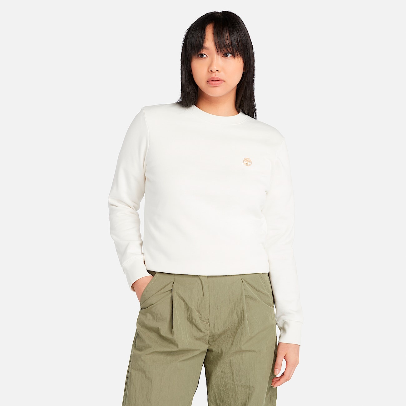 Women's Brushed Back Crew Sweatshirt - 2