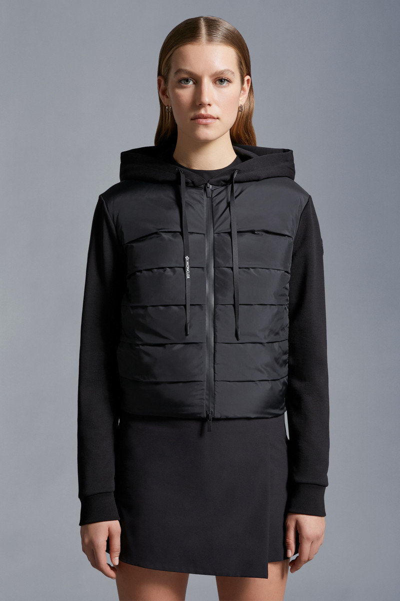 Padded Cotton Zip-Up Hoodie 3