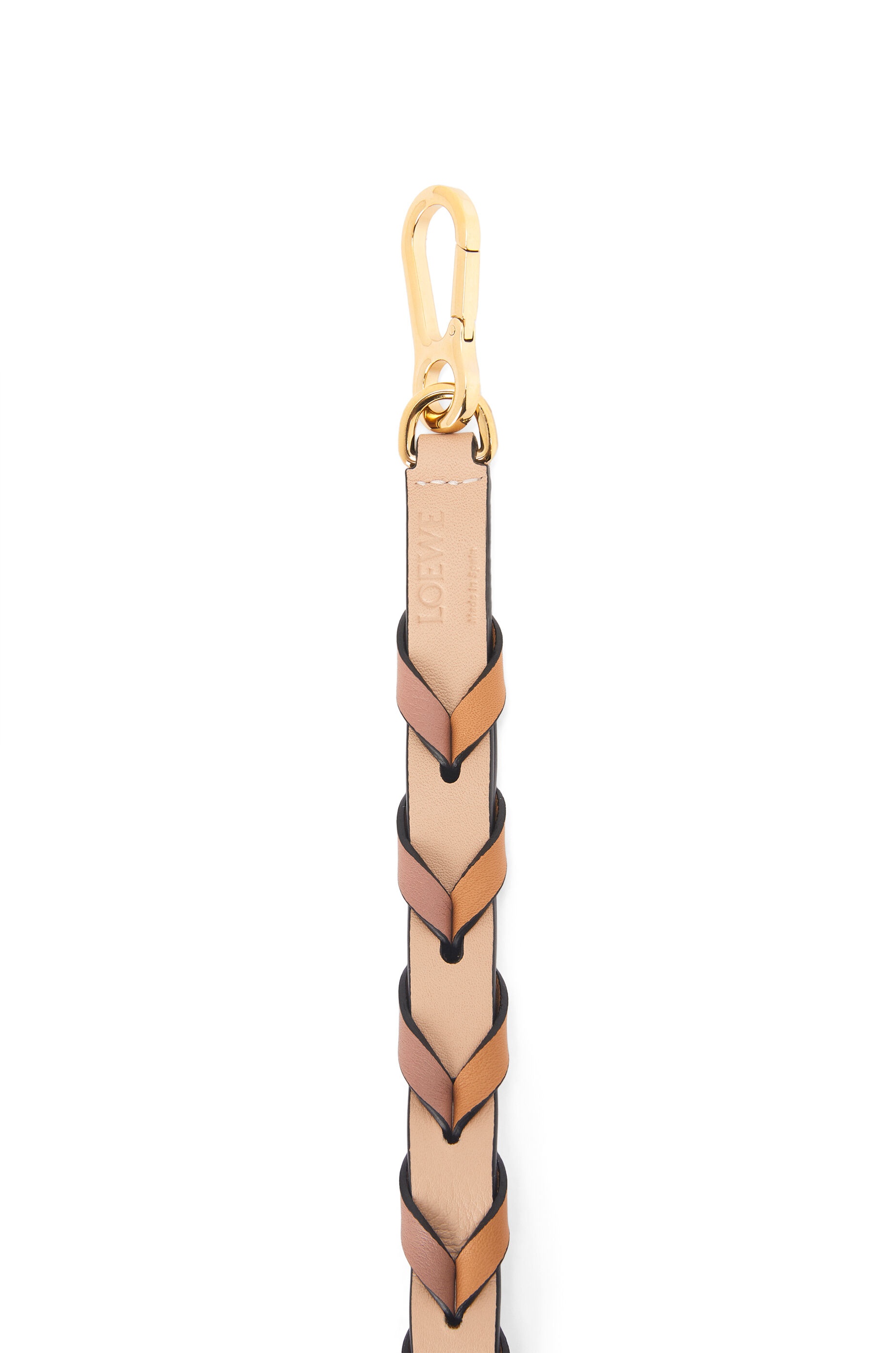 Braided thin strap in classic calfskin - 2