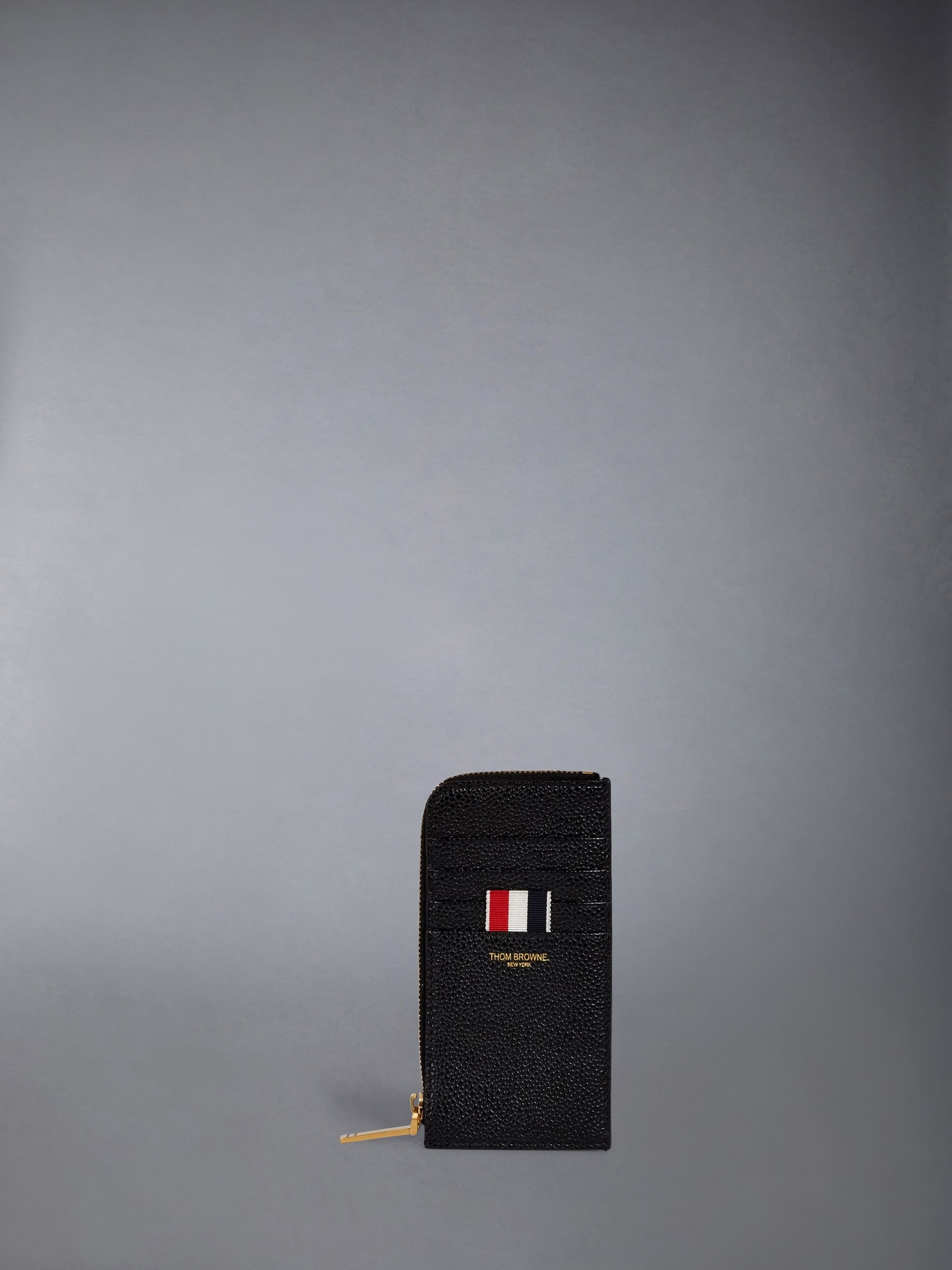 PEBBLE GRAIN HALF ZIP AROUND WALLET - 2