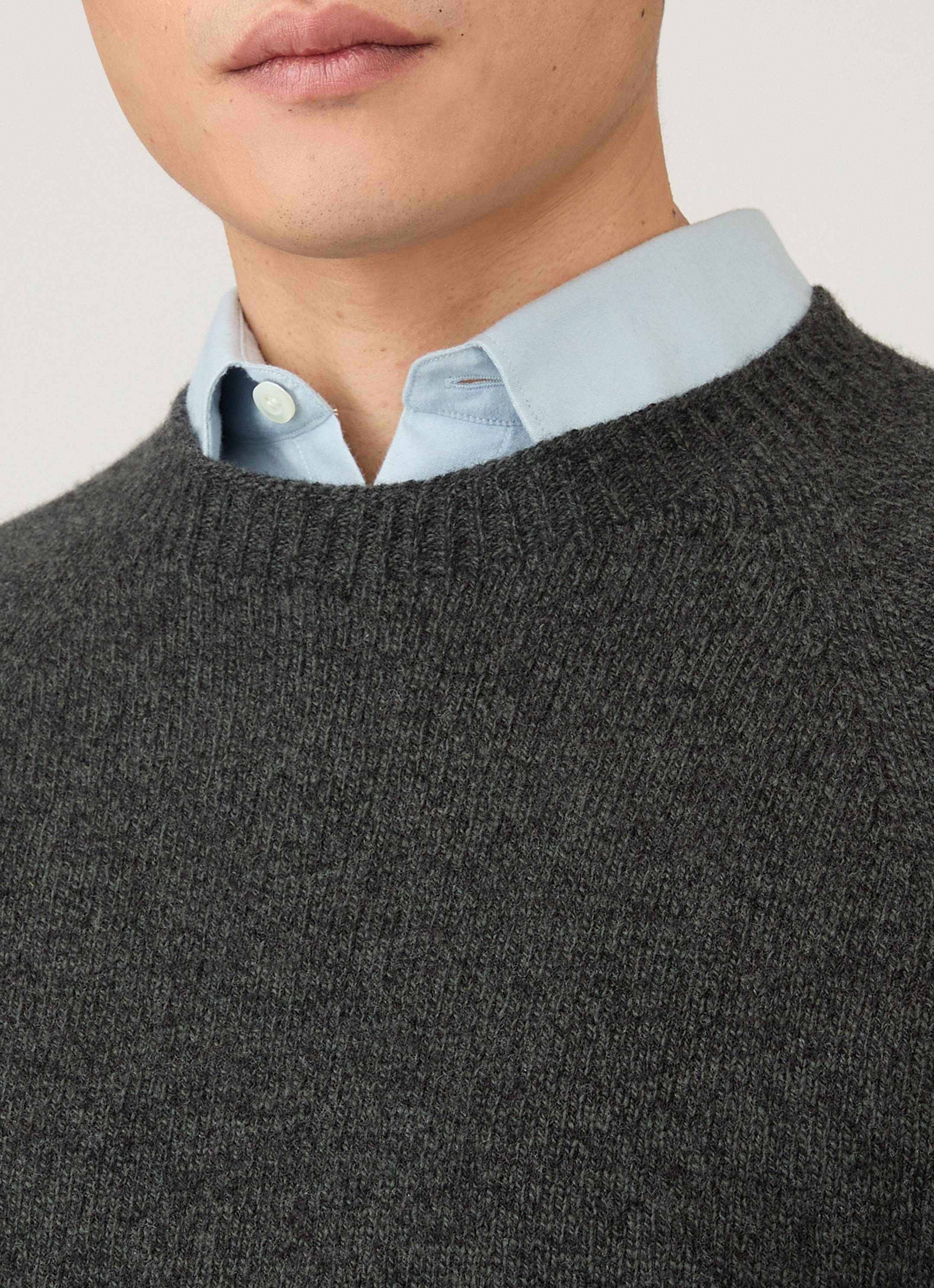 Lambswool Crew Neck Jumper - 6