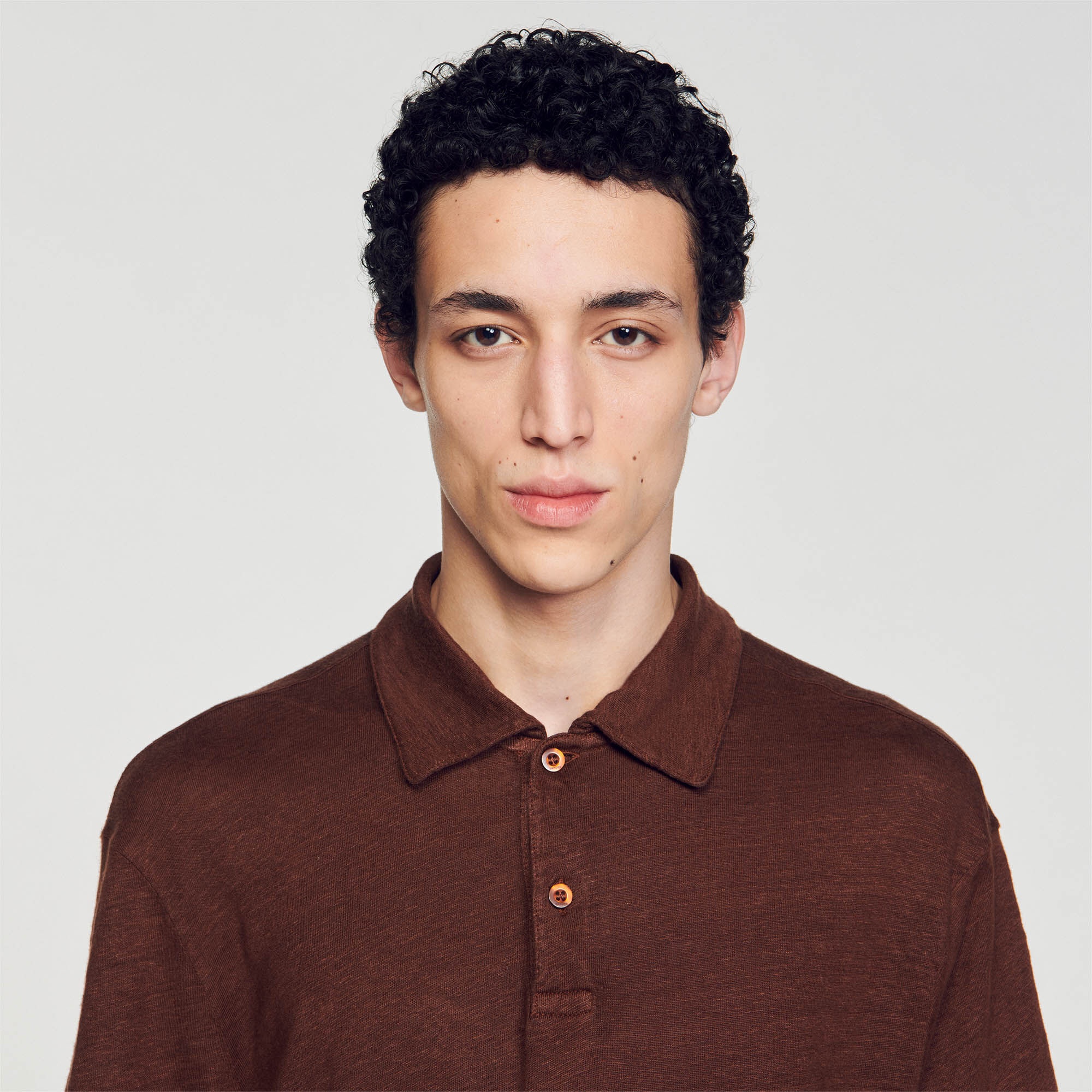 LINEN POLO SHIRT - 4