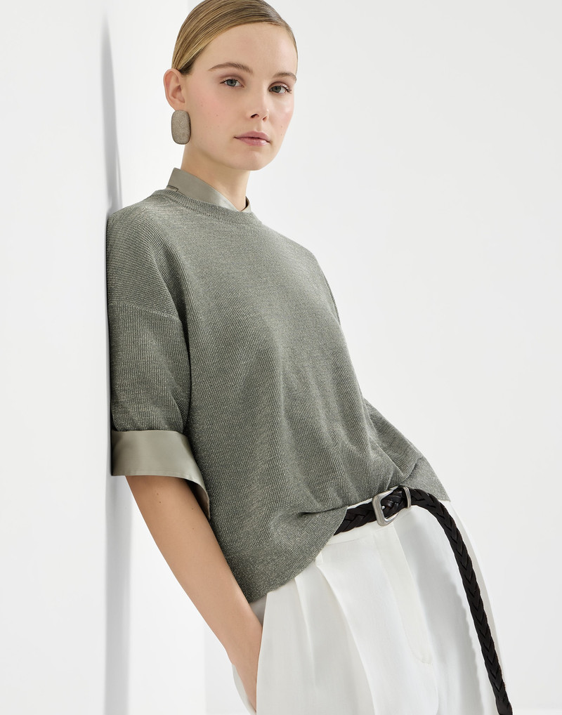 Sparkling linen sweater 5