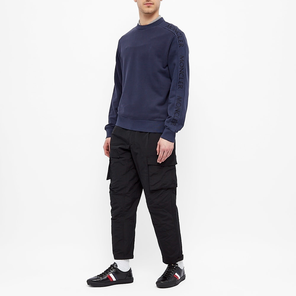 Moncler Embroidered Sleeve Logo Crew Sweat - 5