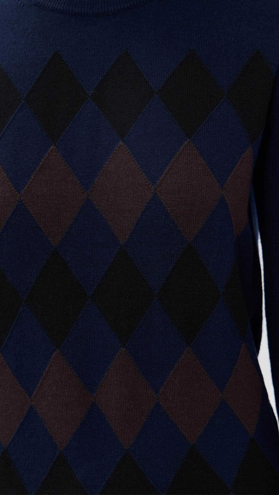 Vivian Top In Argyle Knit - 5