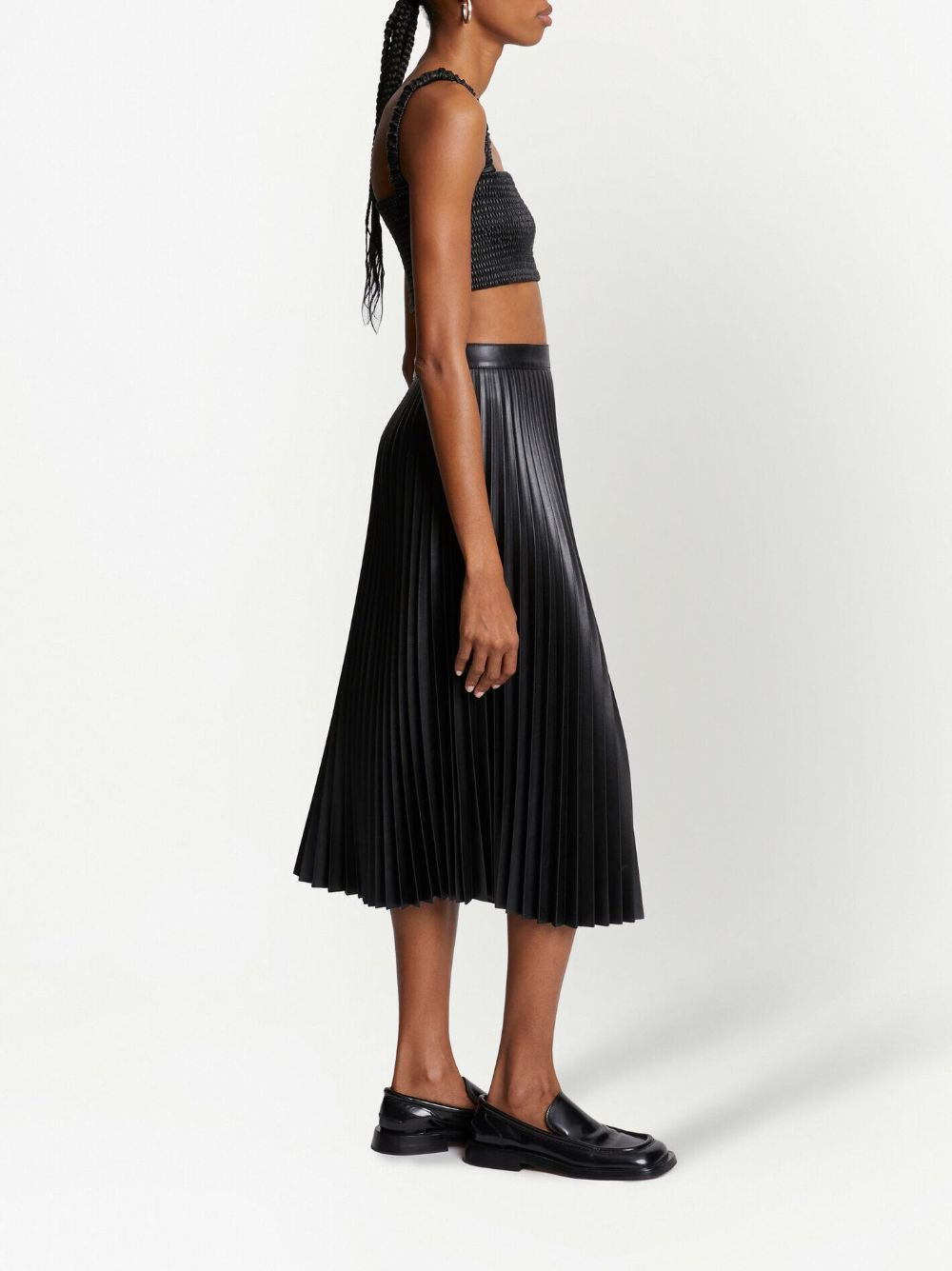 high-waisted pleated skirt - 3