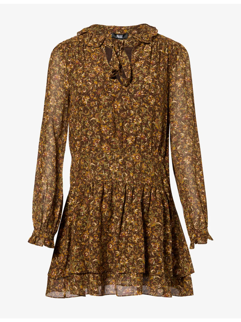 Nantes Floral-Print Silk-Blend Mini Dress - 1