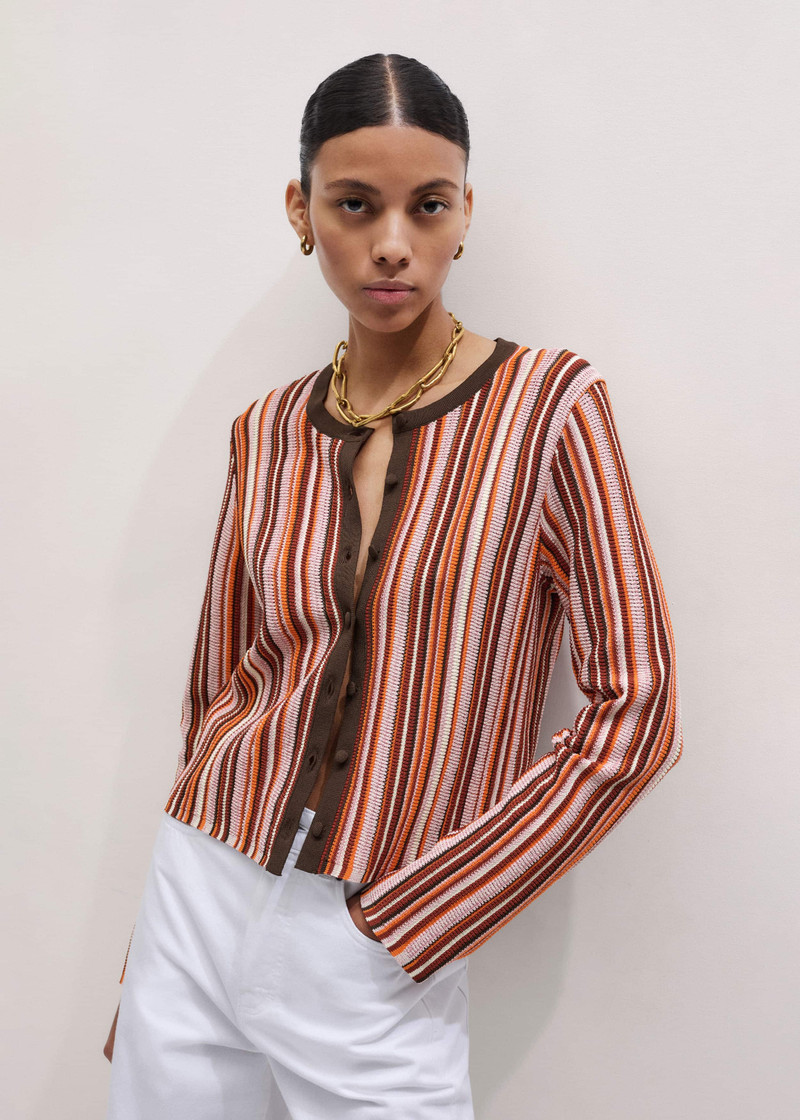 Stripe Cardigan 5