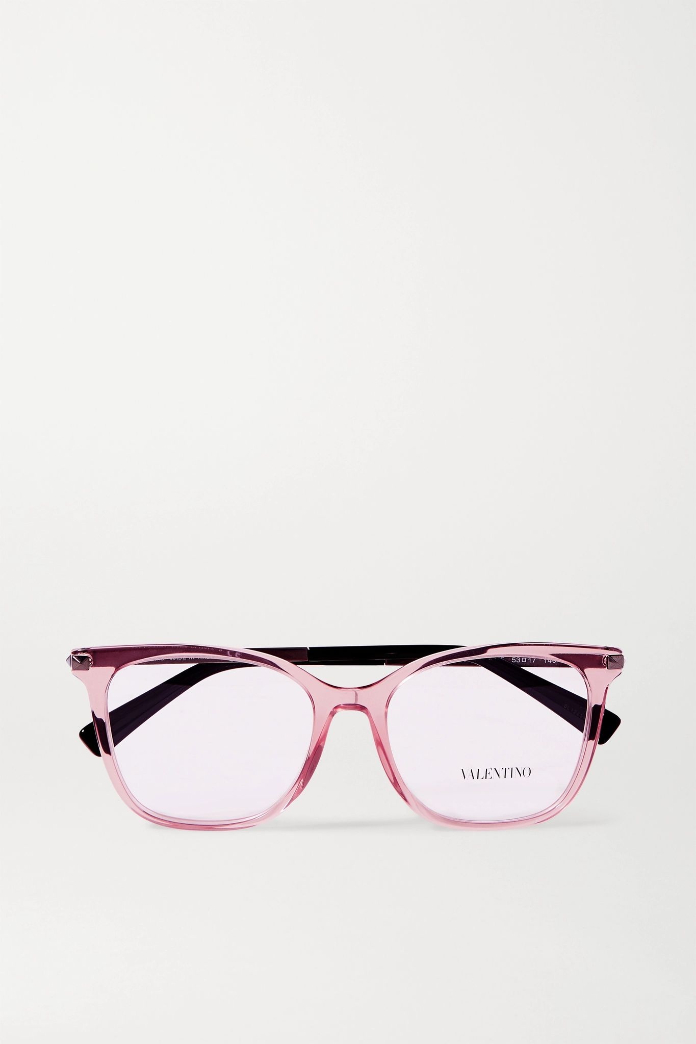 Valentino Garavani Rockstud square-frame acetate optical glasses - 1