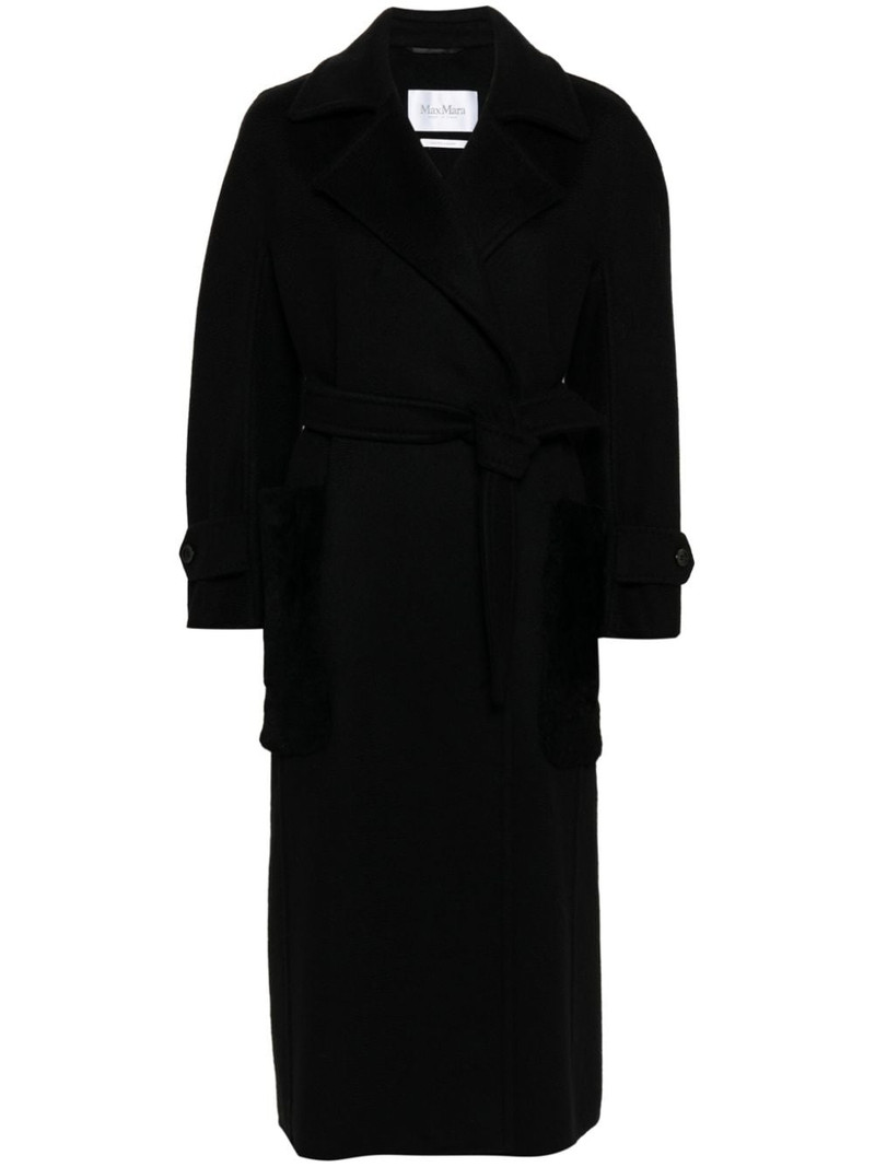 Magia belted cashmere coat 1