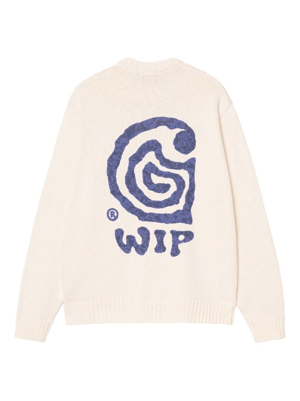 logo-embroidered crew neck sweater - 2