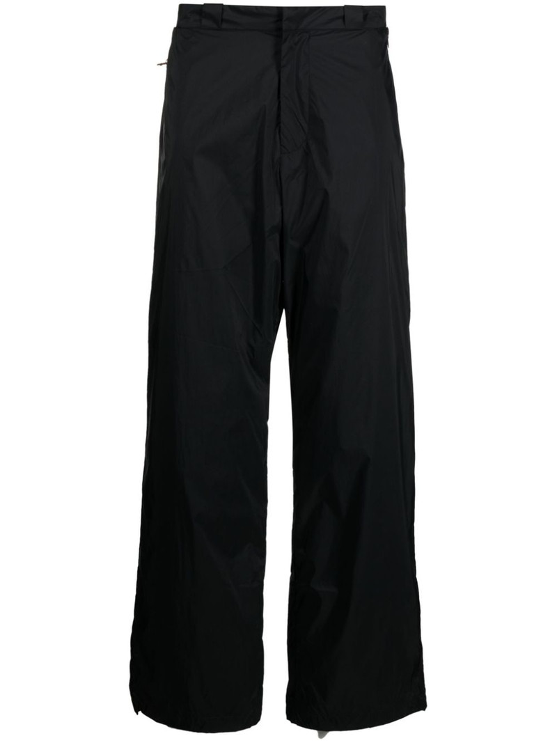 high-waisted straight-leg trousers 1
