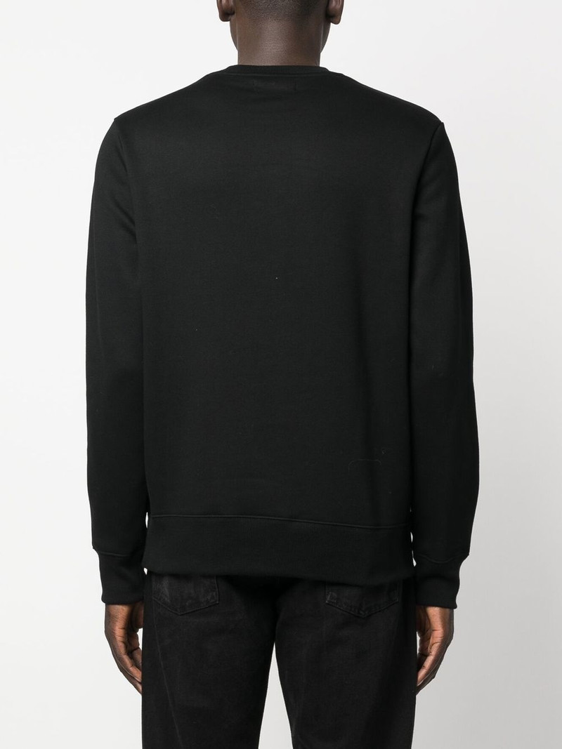 logo-embroidered crew-neck sweatshirt 4